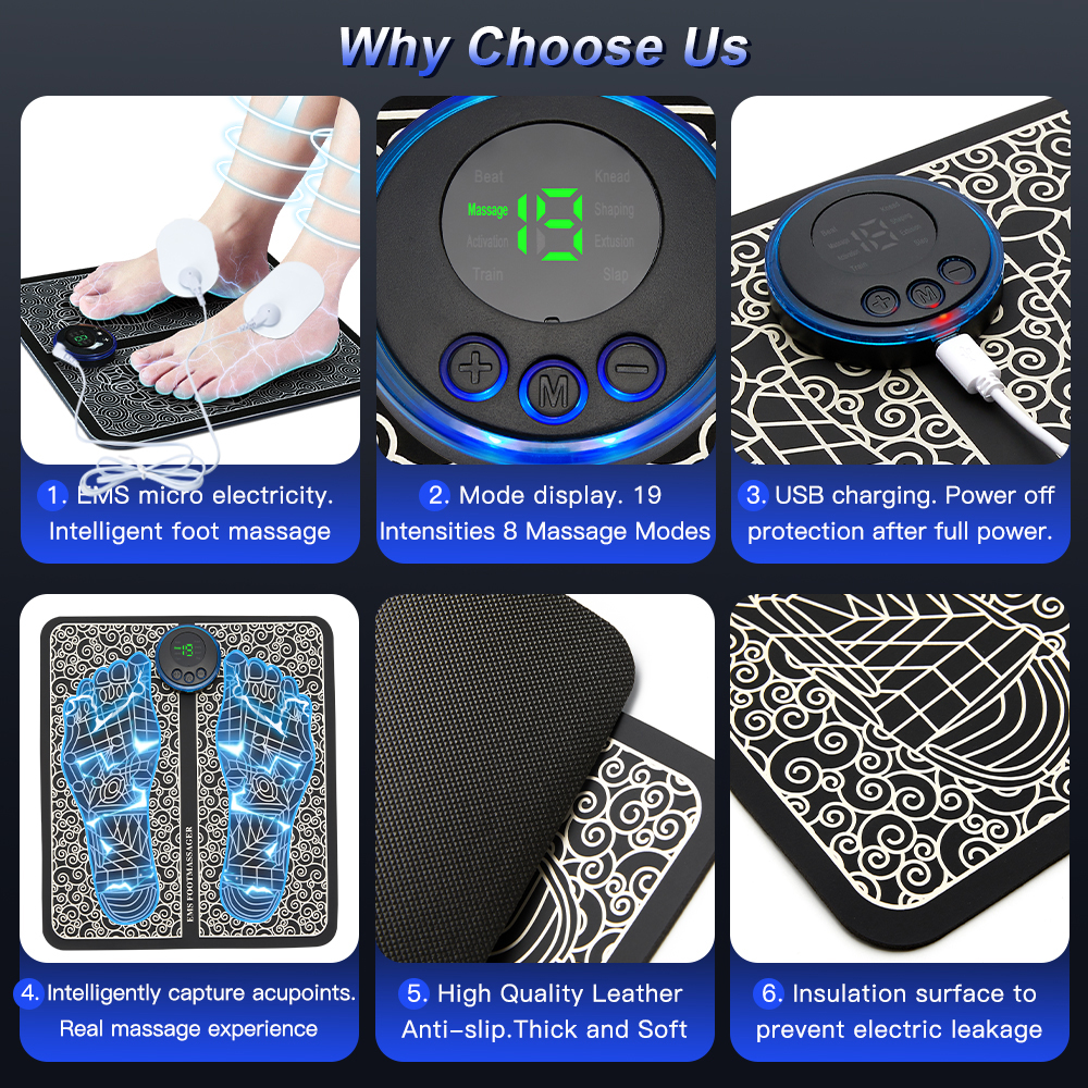 CloudStep™ — Rechargeable Intelligent Foot Massager
