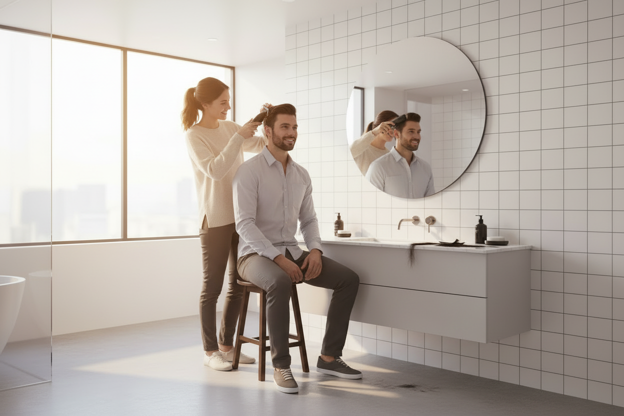 Kemei KM-2299 Couple Lifestyle Photo