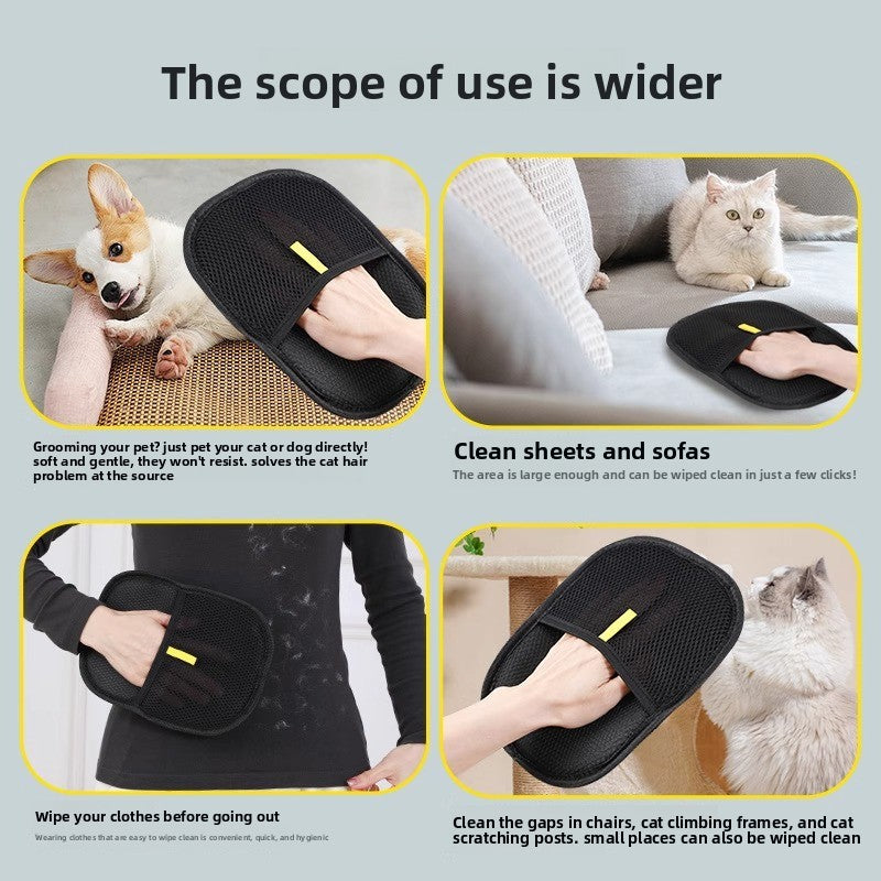 FurSwipe™ — The Petting Glove That Removes Hair