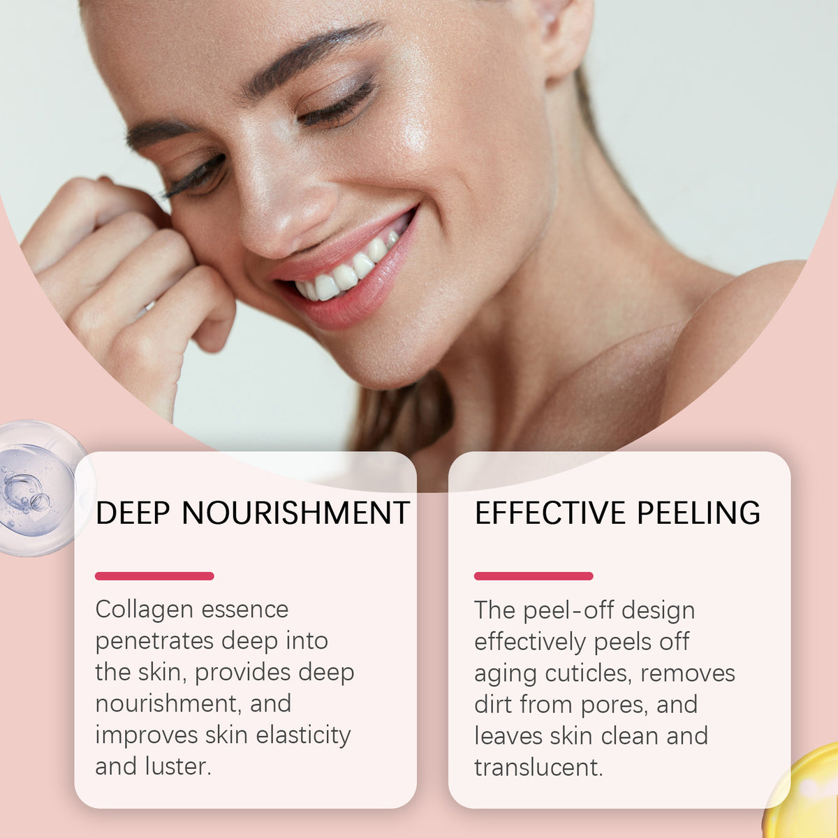 BounceBack™ Collagen Peel-Off Mask — Plump, Dewy Glow Without The Burn