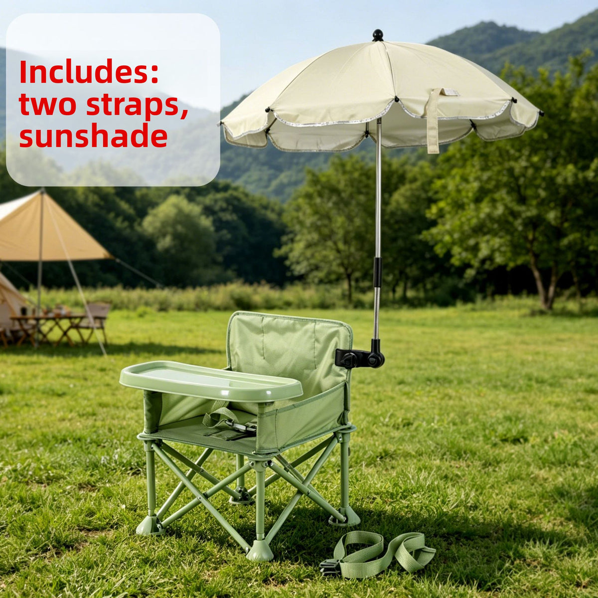 Nomad Tot™ — Indoor-Outdoor Compact Feeding Chair
