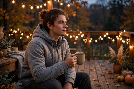 TrailHeat™ — Heated Fleece Hoodie — USB Powered