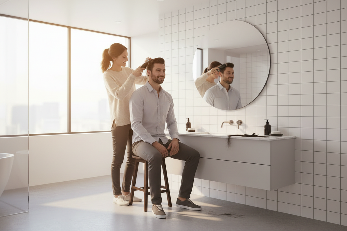 Kemei KM-2299 Couple Lifestyle Photo